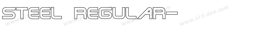 Steel Regular字体转换